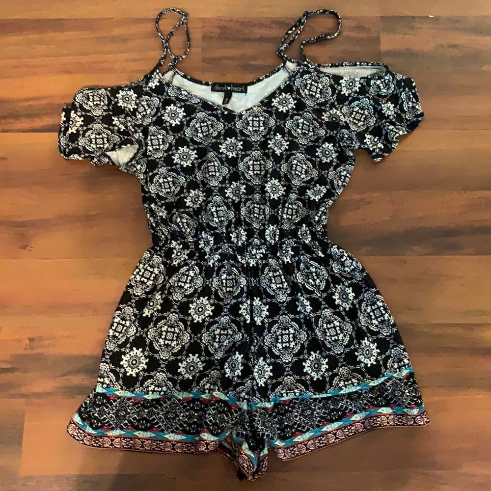 Printed Romper